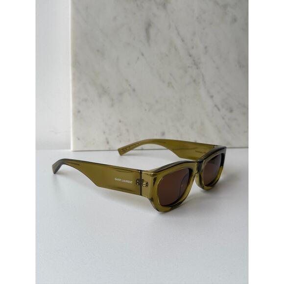 NEW Saint Laurent SL713 Green Unisex Sunglasses main image 6